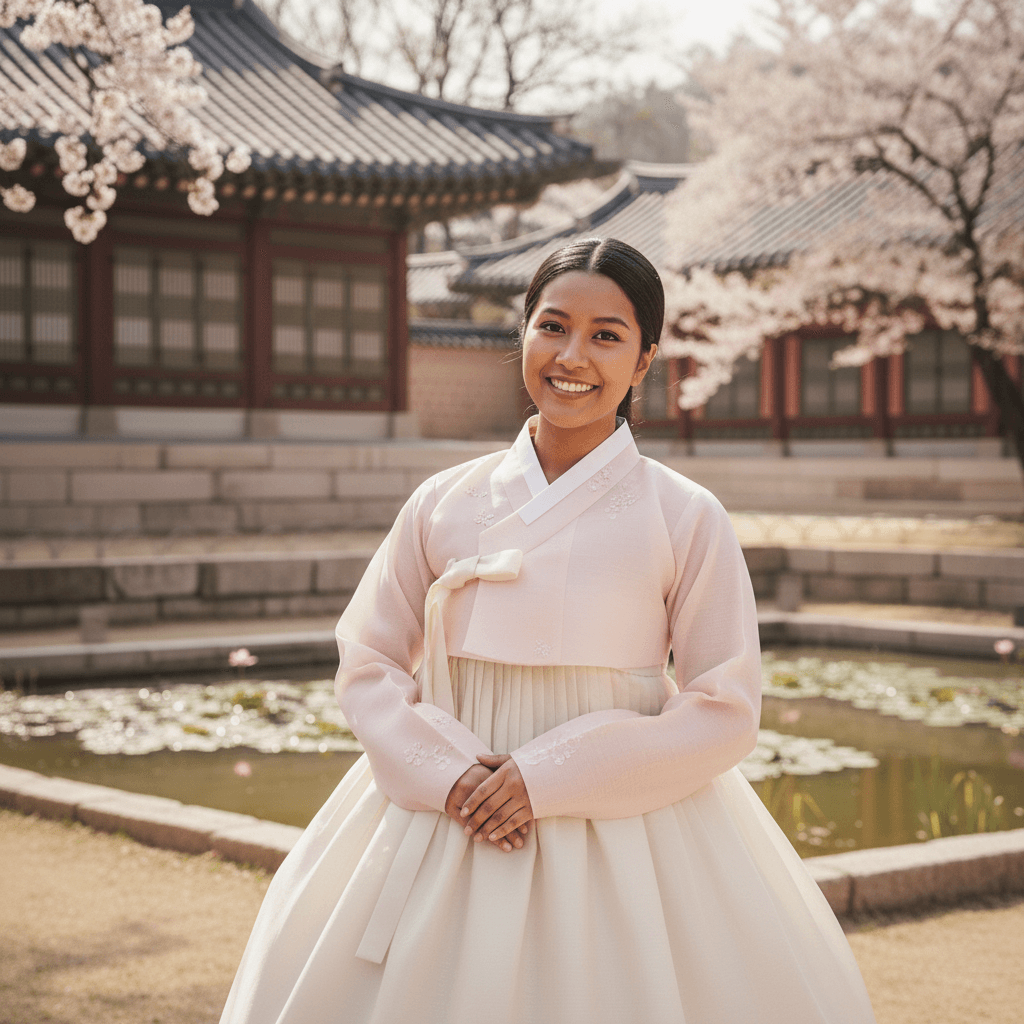 한복을 입은 외국인